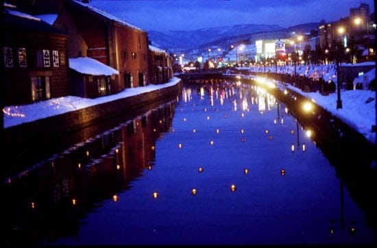 Musim-Dingin-di-Hokkaido-Kanal-Otaru