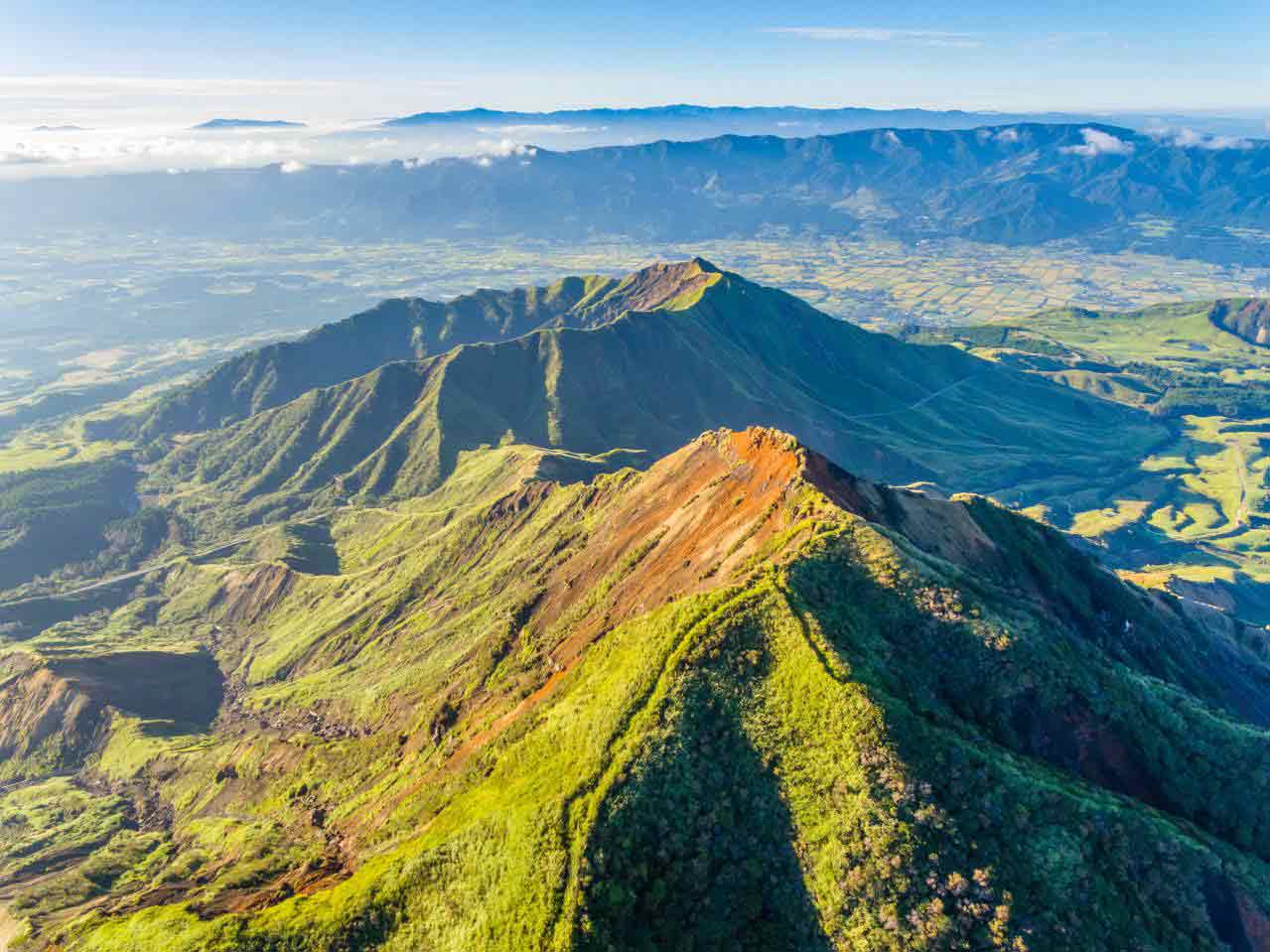 Gunung Aso di Prefektur Kumamoto