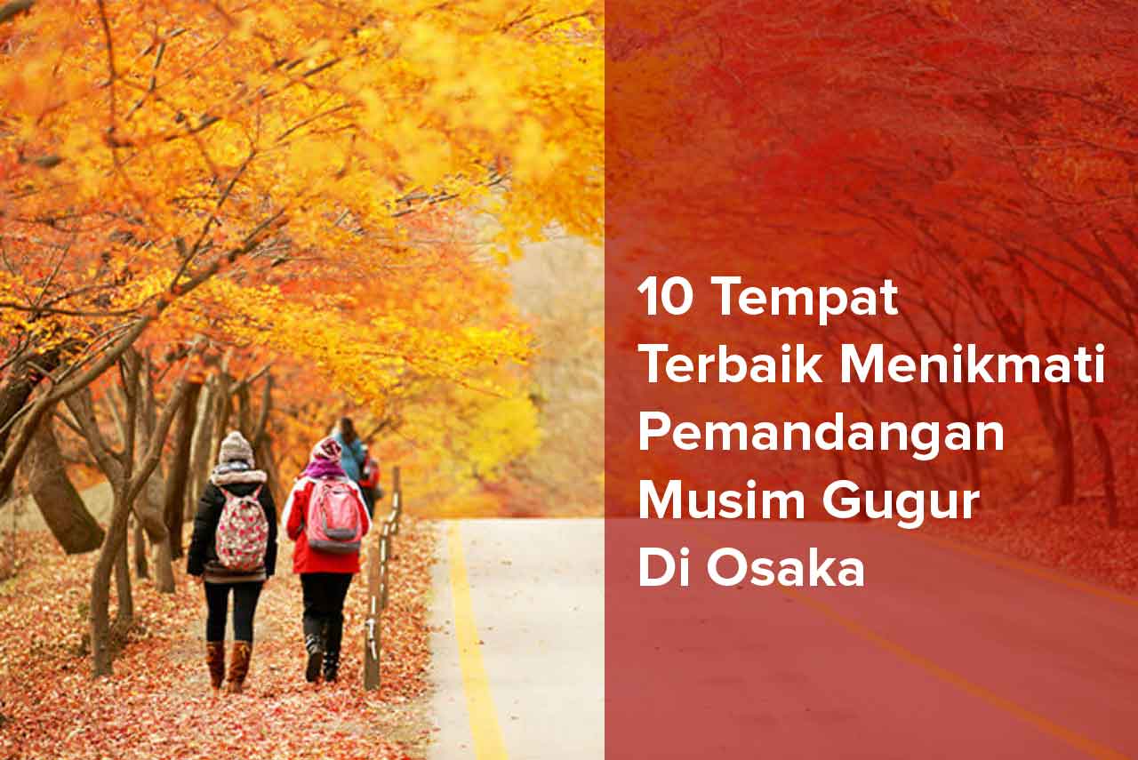 Tempat Terbaik Menikmati Pemandangan Musim Gugur Di Osaka