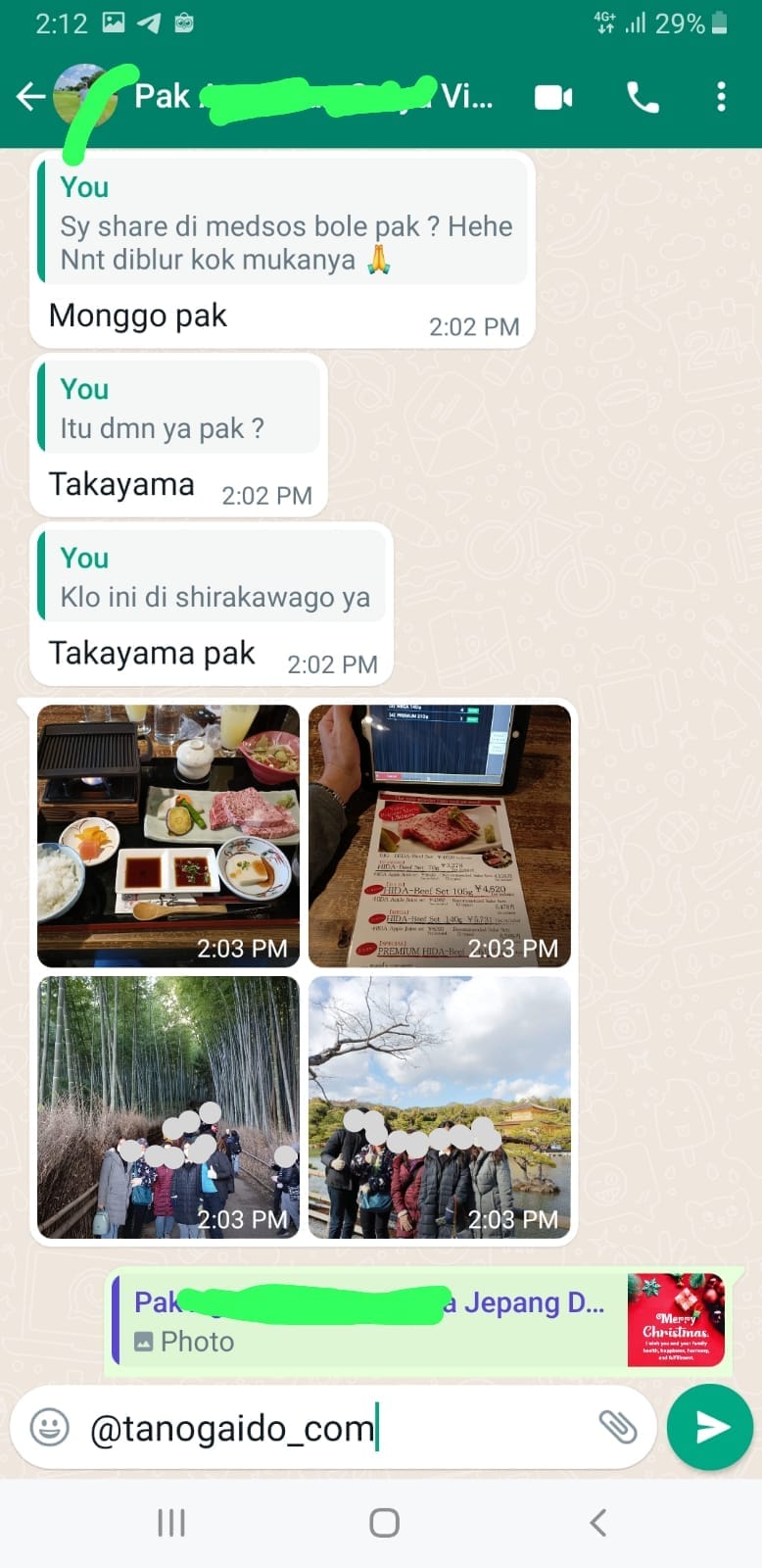 testimoni jasa tour guide online jepang