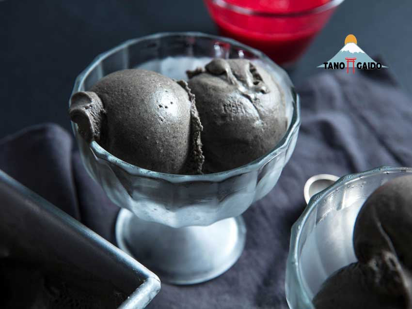 Black Sesame Ice Cream