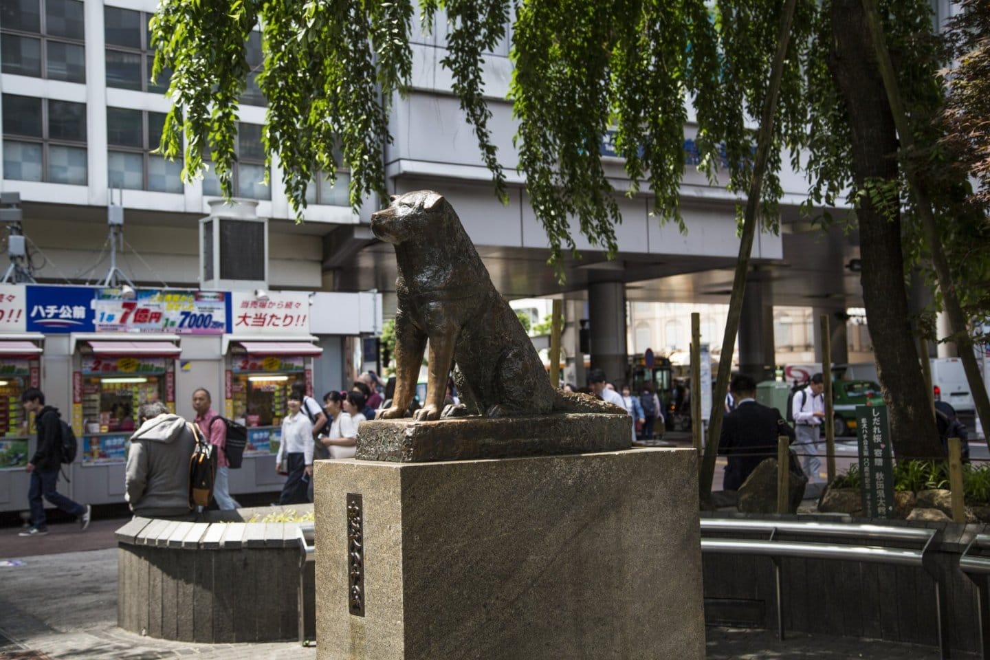 Patung Hachiko di Stasiun Shibuya