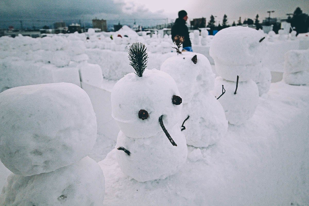 Patung Es di Sapporo Snow Festival