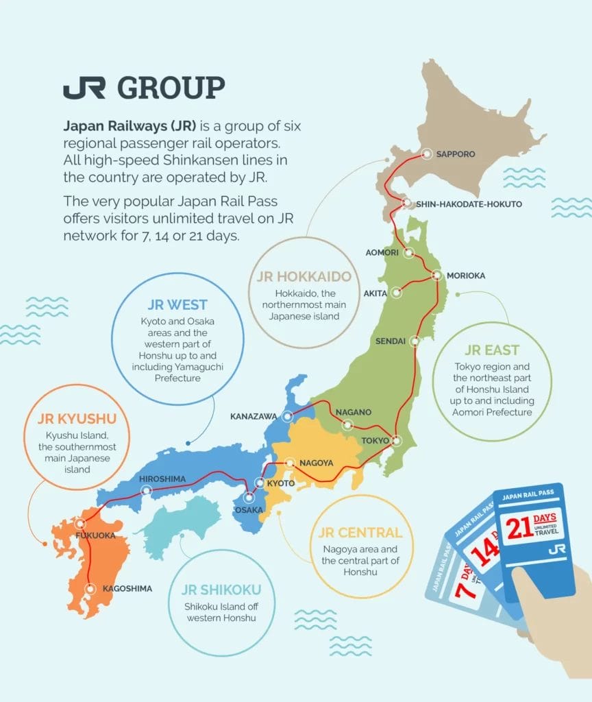 JR pass guide tanogaido liburan menyenang di Jepang2