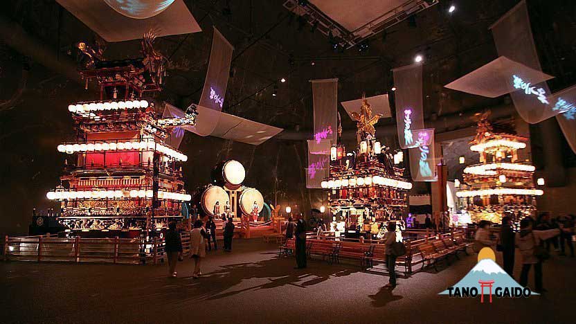 Koleksi Mikoshi di Museum Matsuri no Mori