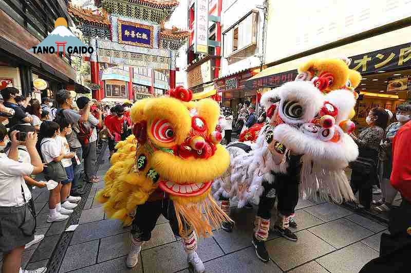 Suasana di Dalam Yokohama Chinatown