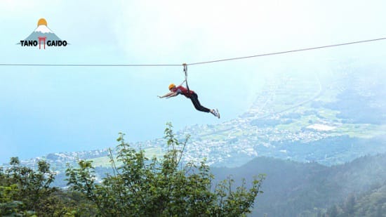 Zipline di Biwako Valley