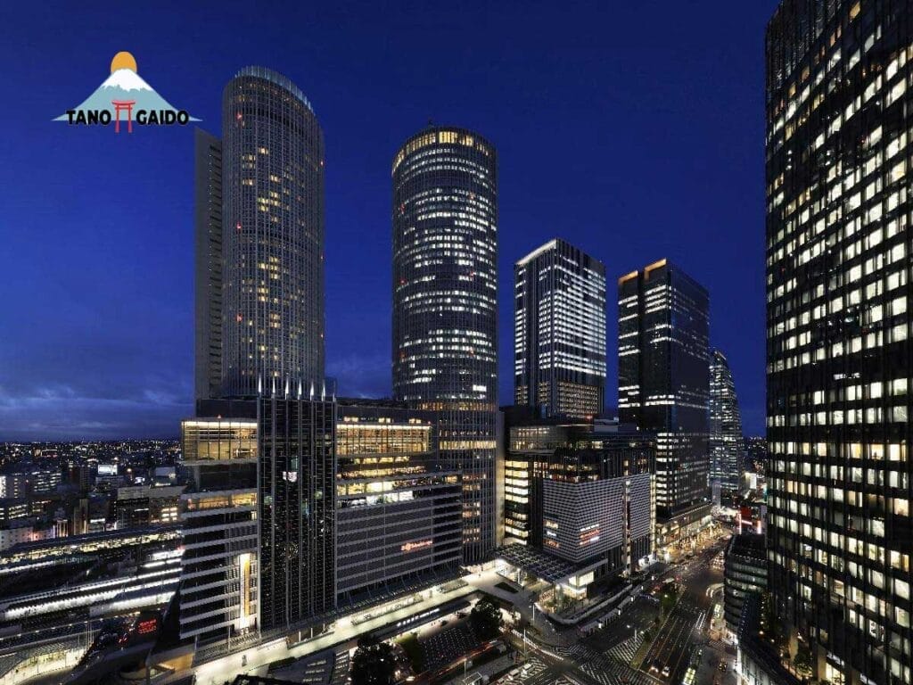 JR Central Towers night view