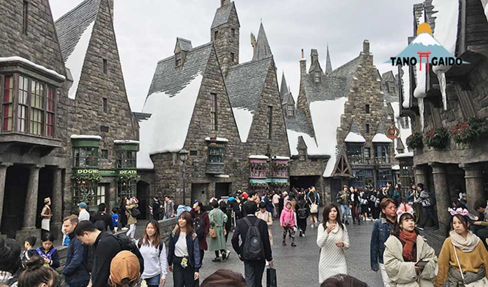 Suasana Bertema Harry Potter di Universal Studios Jepang