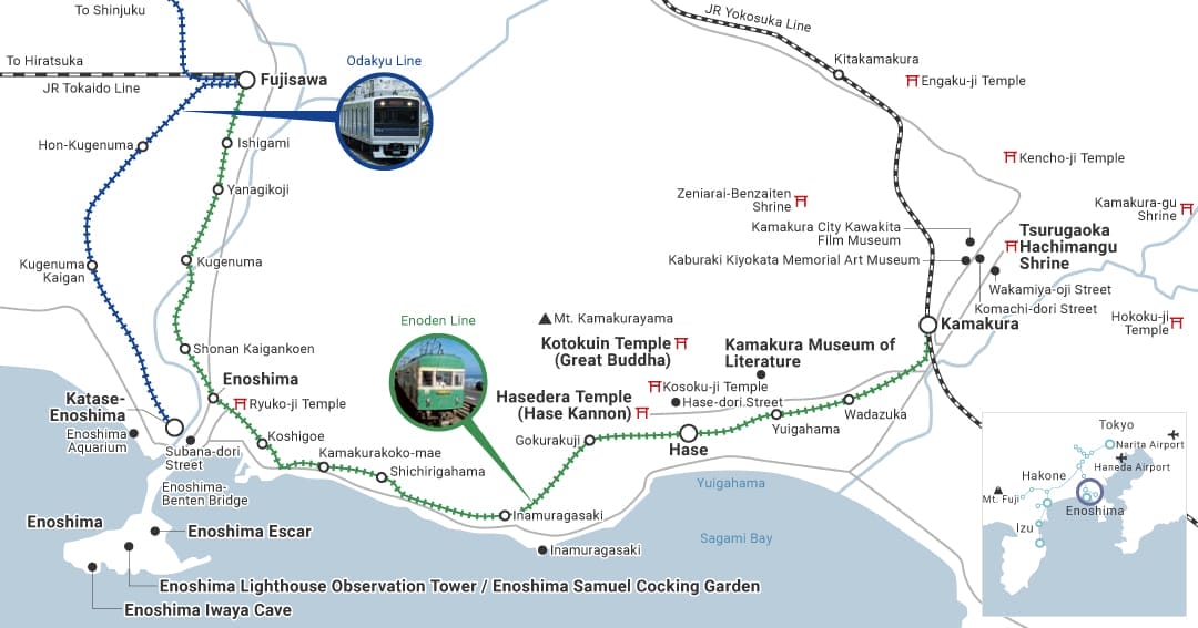 Hakone Kamakura Pass Maps