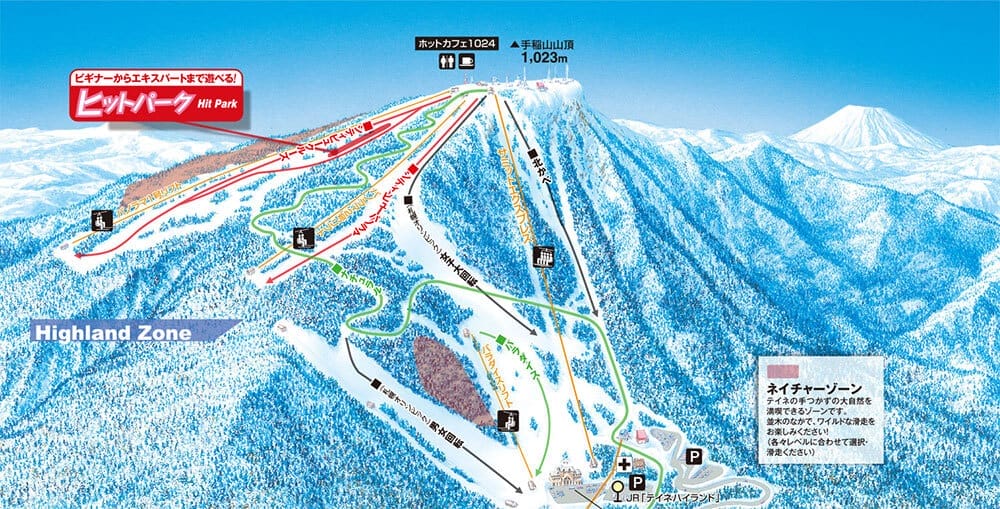 Sapporo Teine Piste Map