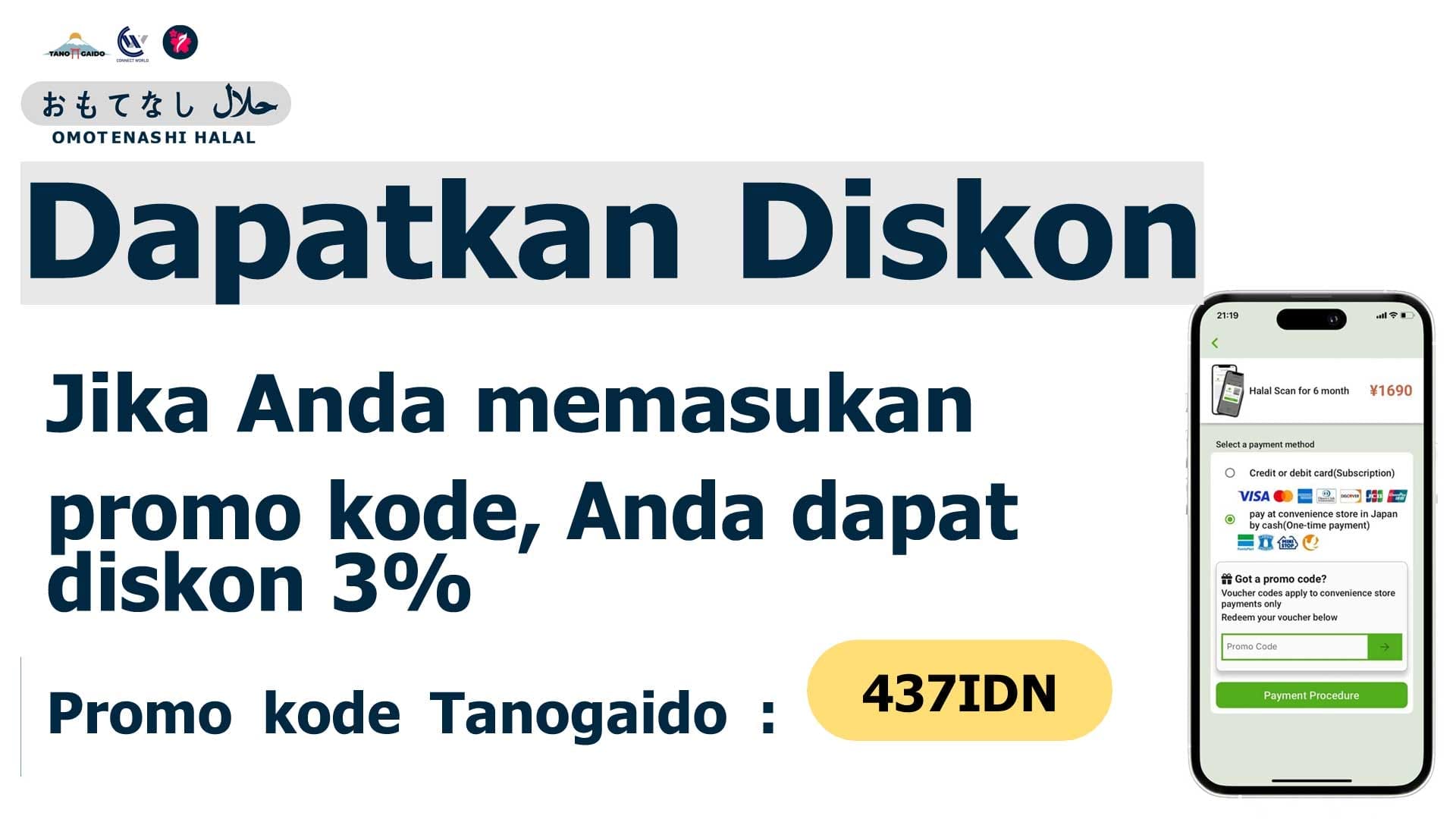 diskon omotenashi halal