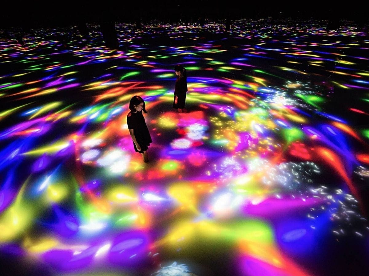 TeamLab Planets Creates an Immersive Garden of Floating Orchids