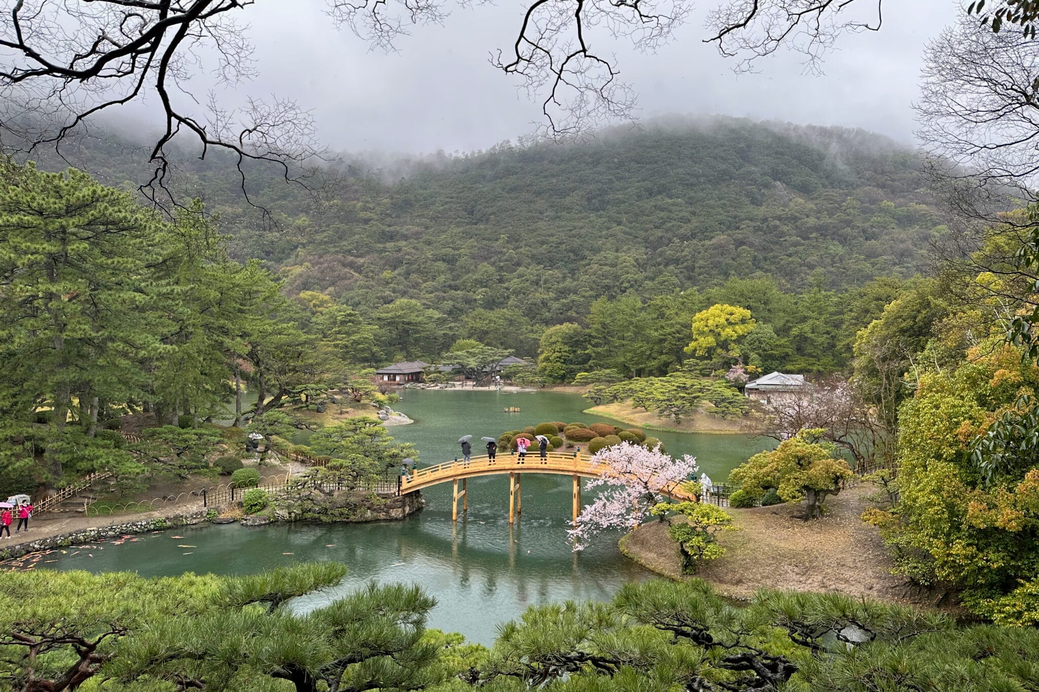 Lanskap Ritsurin Garden yang Memukau