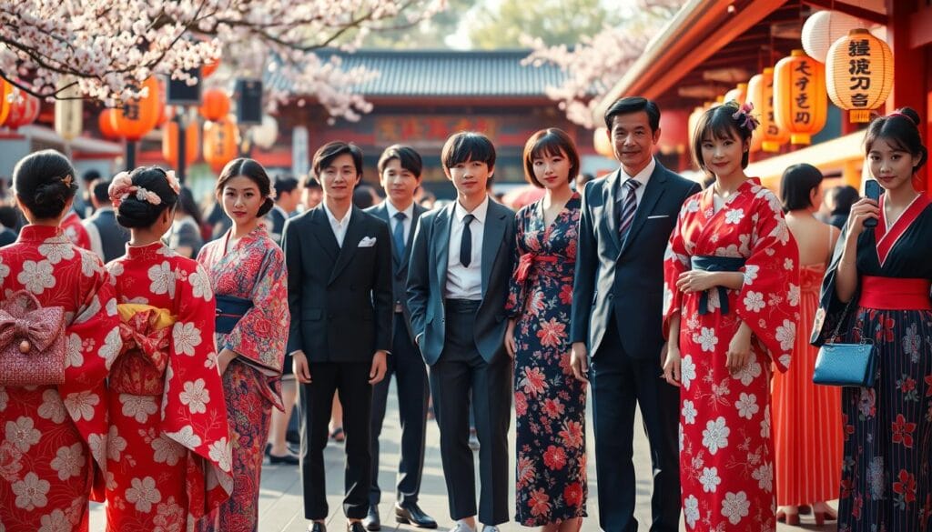 busana aktivitas acara Jepang
