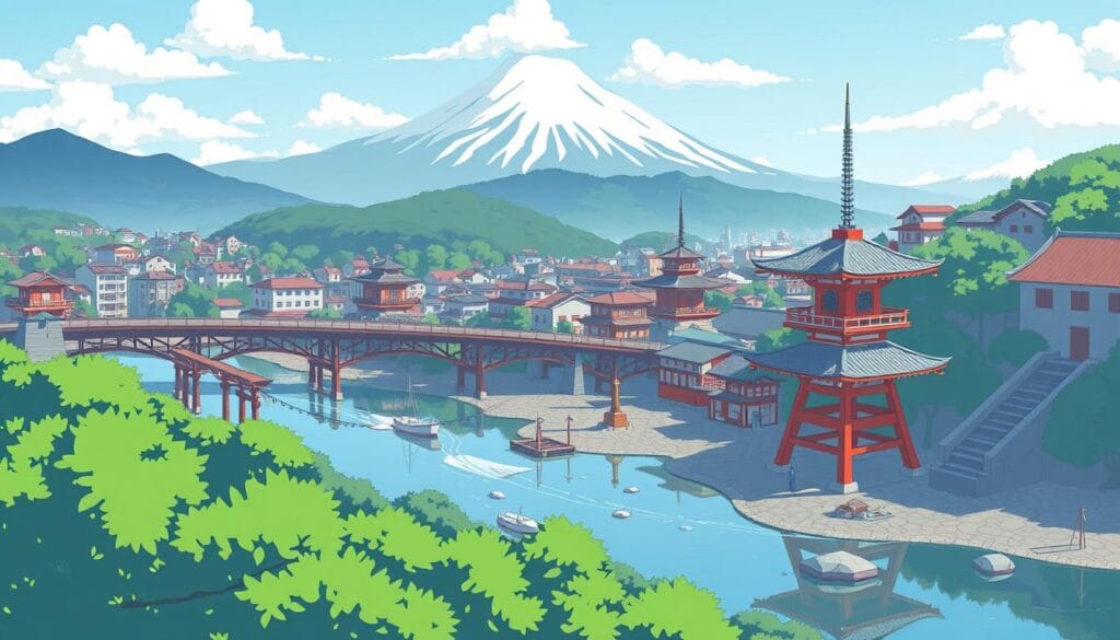 Gambar Tanogaido sebagai agen travel spesialis tour anime Jepang