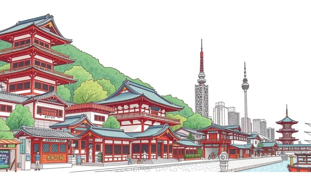 Gambar destinasi populer Jepang
