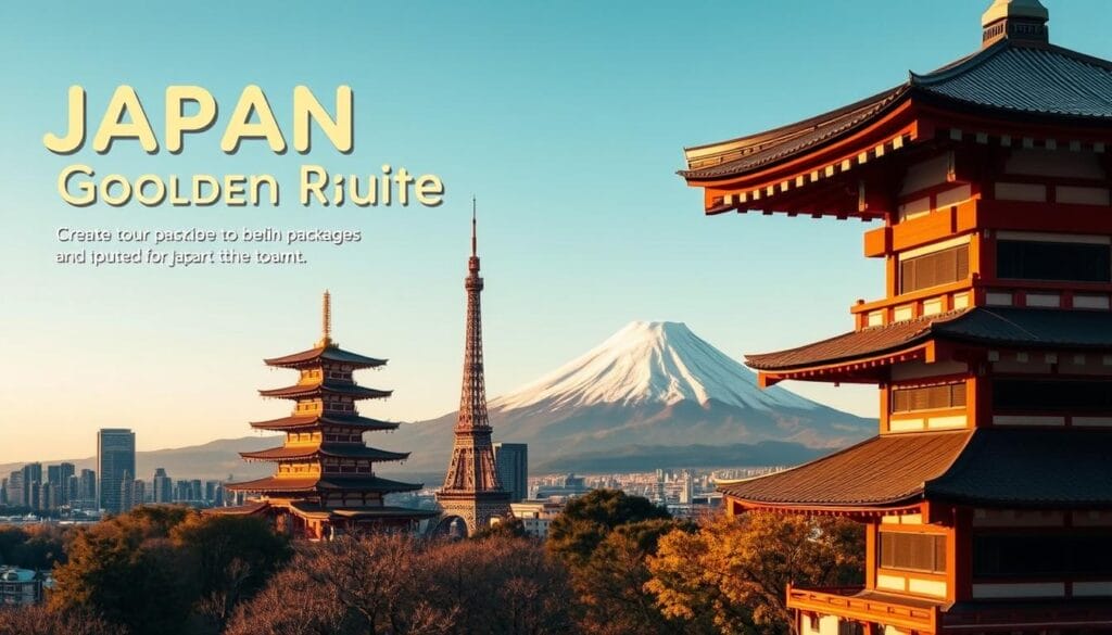 Gambar paket tour Jepang Golden Route
